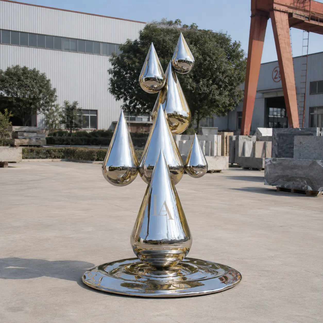 Stainlesss steel sculpture