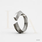 Monumental Infinity Ring Stainless Steel Sculpture for Luxury Landscapes