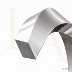 Monumental Infinity Ring Stainless Steel Sculpture for Luxury Landscapes