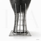 Monumental Stainless Steel Hand Sculpture with Mirror Sphere for Public Art Landscapes