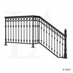 Decorative Wrought Iron Stair & Terrace Railing for Luxury Homes and Villas