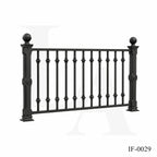 Classic Wrought Iron Garden Fence Panels for Luxury Villas and Landscapes
