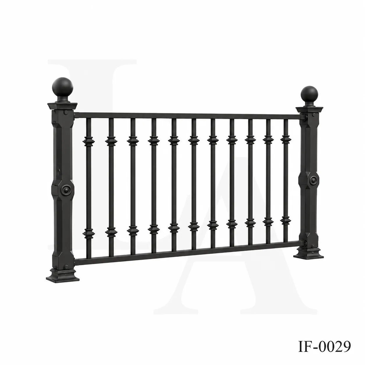 Classic Wrought Iron Garden Fence Panels for Luxury Villas and Landscapes
