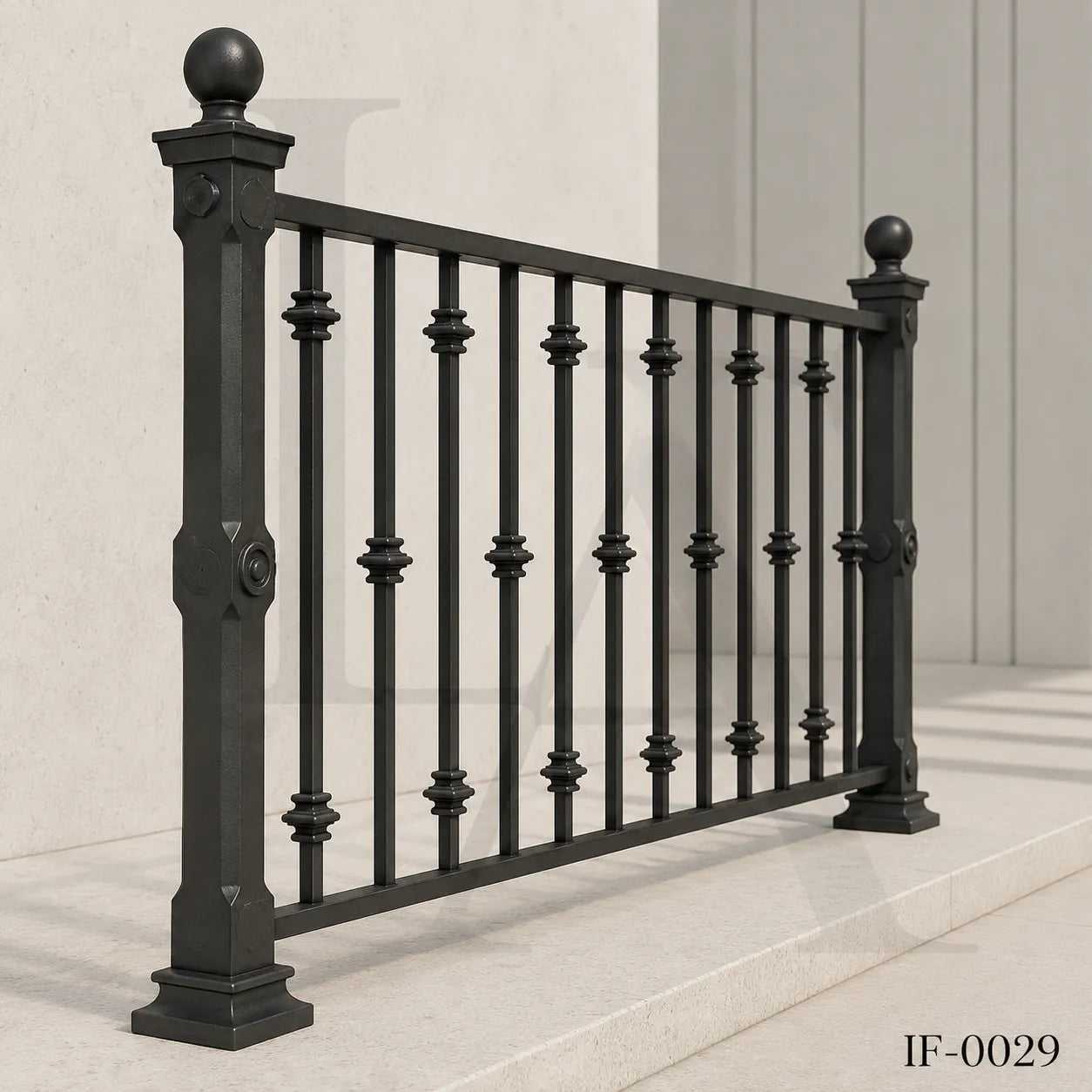 Classic Wrought Iron Garden Fence Panels for Luxury Villas and Landscapes