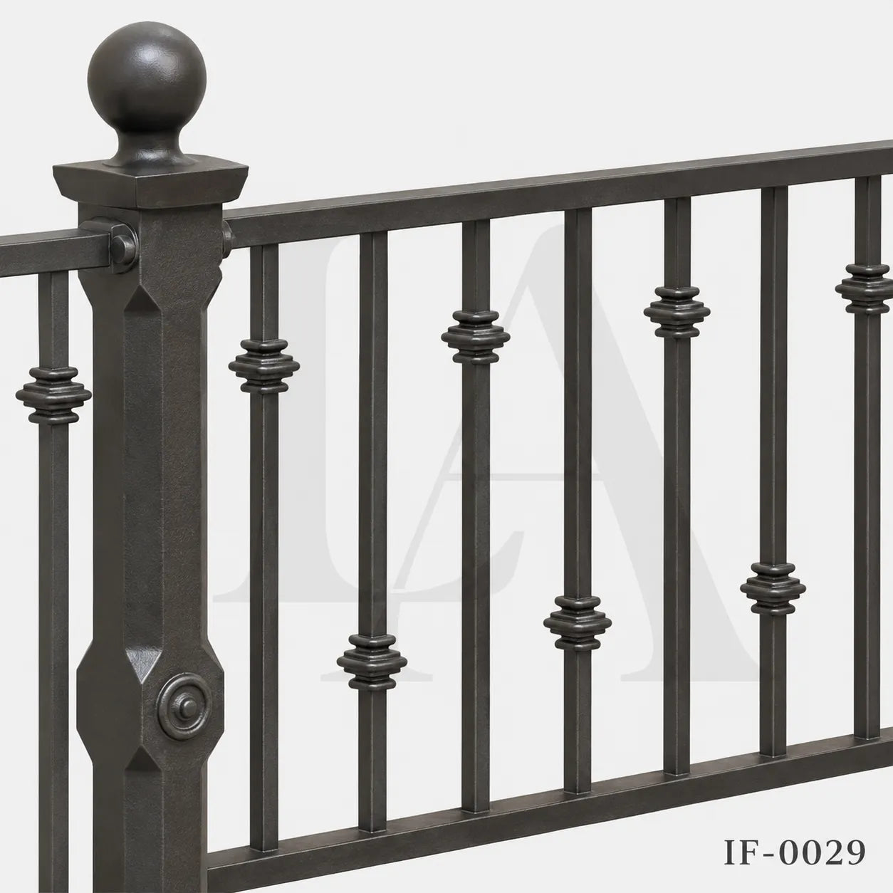 Classic Wrought Iron Garden Fence Panels for Luxury Villas and Landscapes