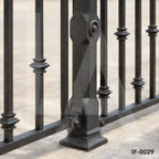 Classic Wrought Iron Garden Fence Panels for Luxury Villas and Landscapes