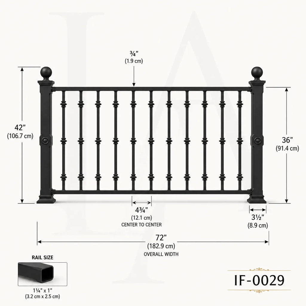 Classic Wrought Iron Garden Fence Panels for Luxury Villas and Landscapes
