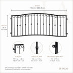 Custom Wrought Iron Balcony Railing for Luxury Villas and Mediterranean Homes