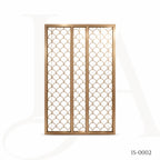 Rose Gold Stainless Steel Art Deco Decorative Screen Panel for Luxury Interiors