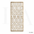 Luxury Bronze Color Stainless Steel Geometric Decorative Screen Panel