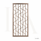 Stainless Steel Decorative Screen Panel with Wave Geometric Design
