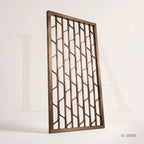 Stainless Steel Decorative Screen Panel with Wave Geometric Design