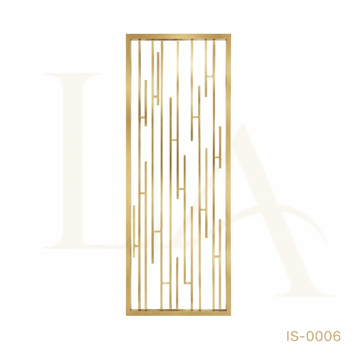 Luxury Gold Stainless Steel Decorative Screen Panel for Modern Interior Spaces