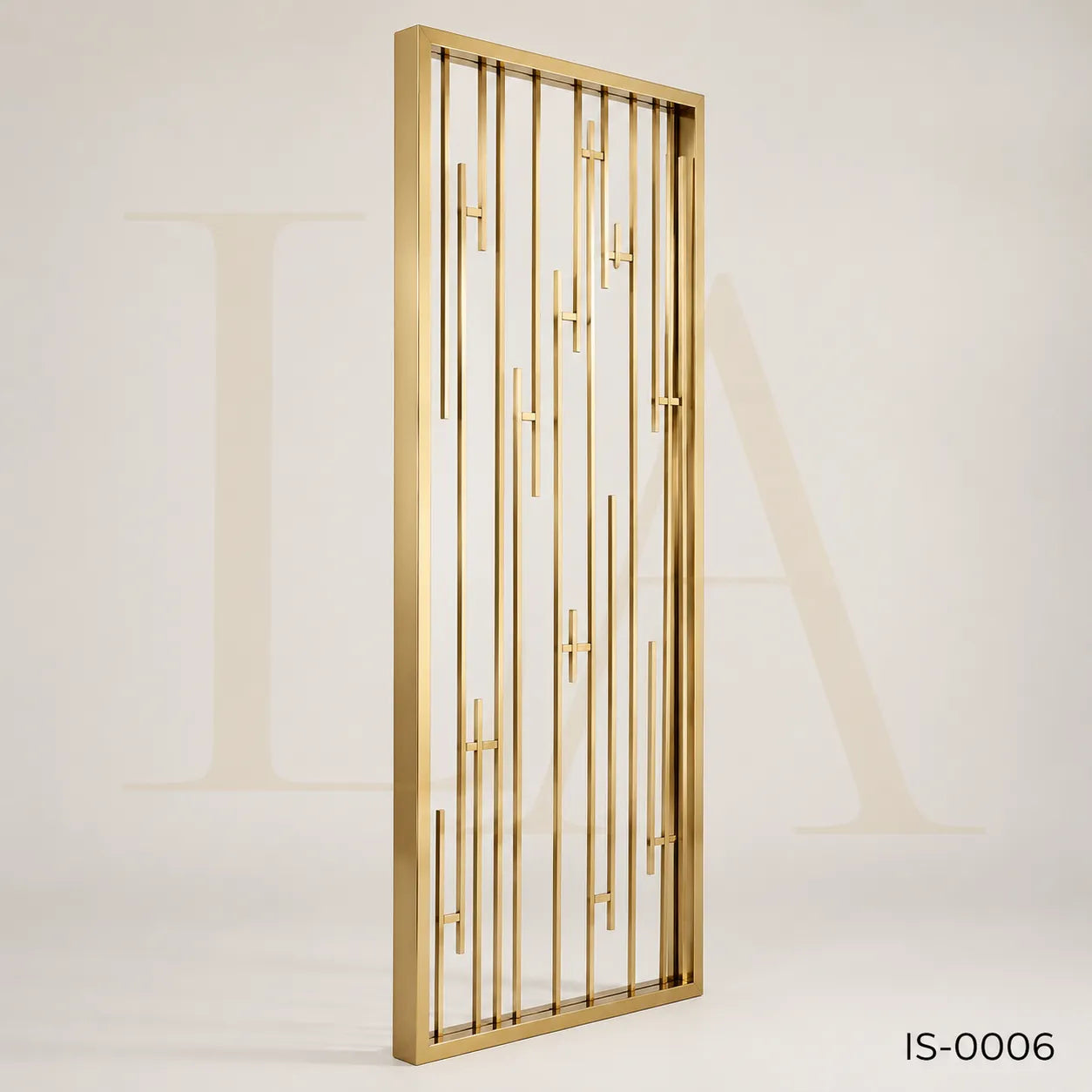 Luxury Gold Stainless Steel Decorative Screen Panel for Modern Interior Spaces