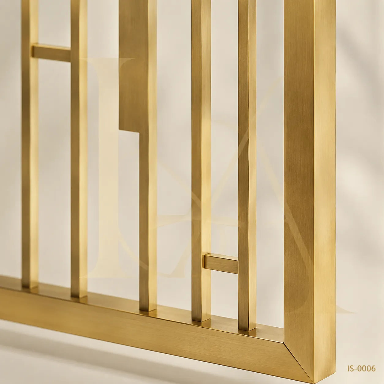 Luxury Gold Stainless Steel Decorative Screen Panel for Modern Interior Spaces