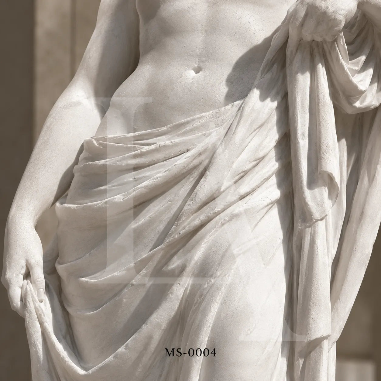 Classical White Marble Roman Male Statue | Luxury Garden Sculpture