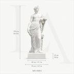Classical White Marble Roman Male Statue | Luxury Garden Sculpture