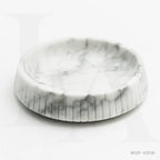White Marble Decorative Bowl | Luxury Natural Stone Centerpiece