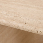 Travertine U-Base Coffee Table