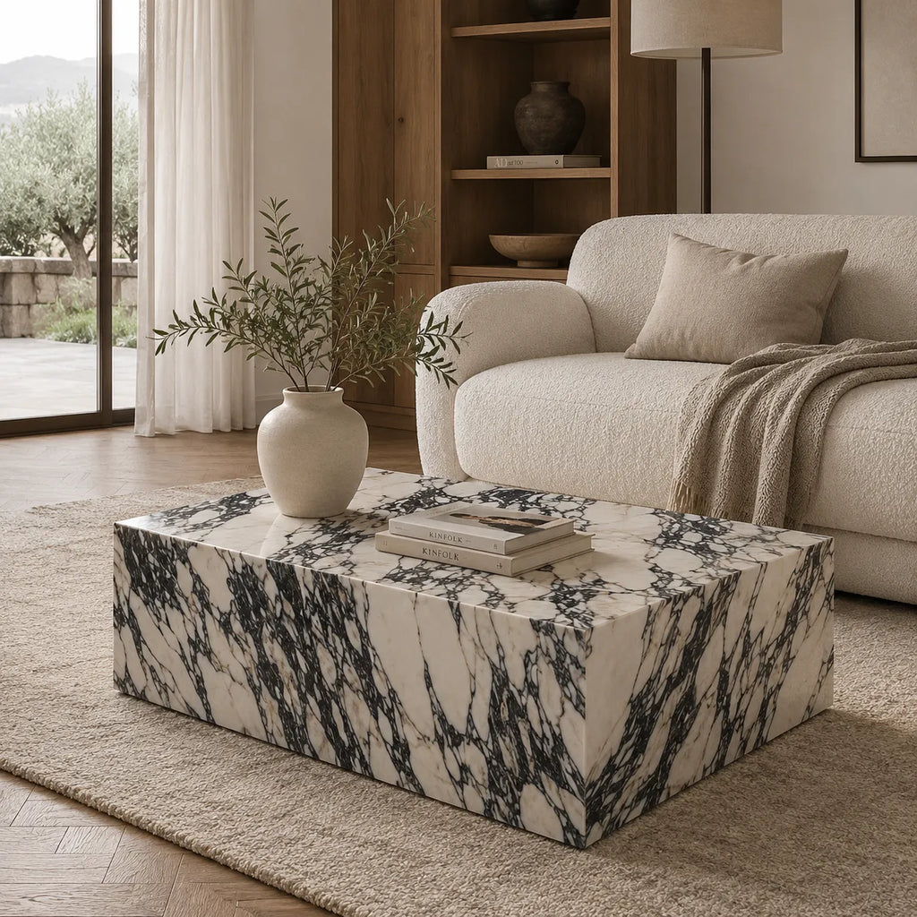 Calacatta Viola Marble Coffee Table