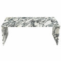 Calacatta Viola Marble Waterfall Coffee Table