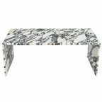 Calacatta Viola Marble Waterfall Coffee Table