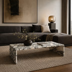 Calacatta Viola Marble Waterfall Coffee Table