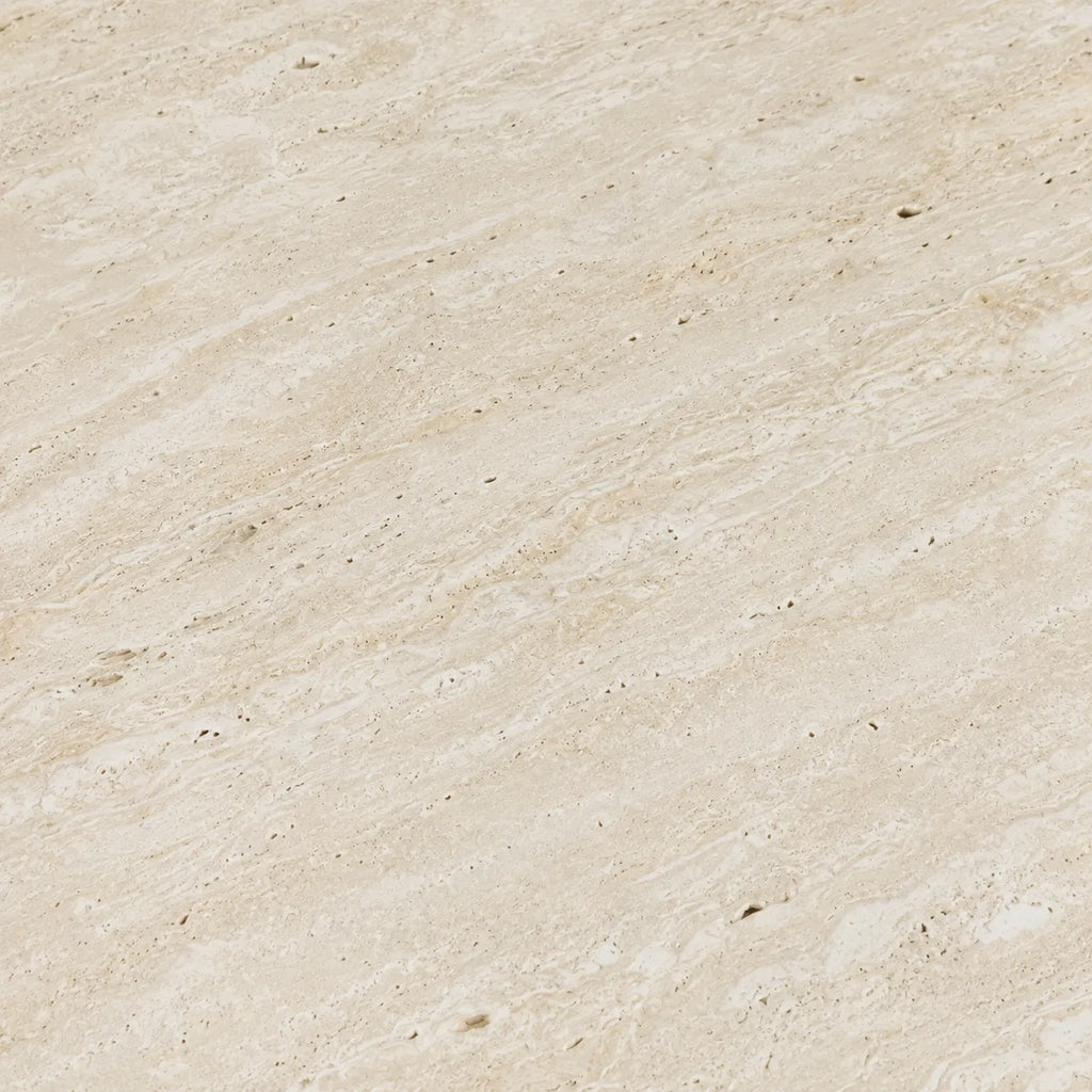 Organic White Travertine Coffee Table