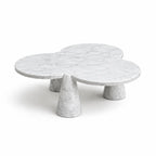 Carrara Marble Clover Coffee Table