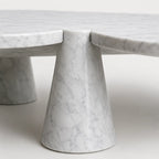 Carrara Marble Clover Coffee Table