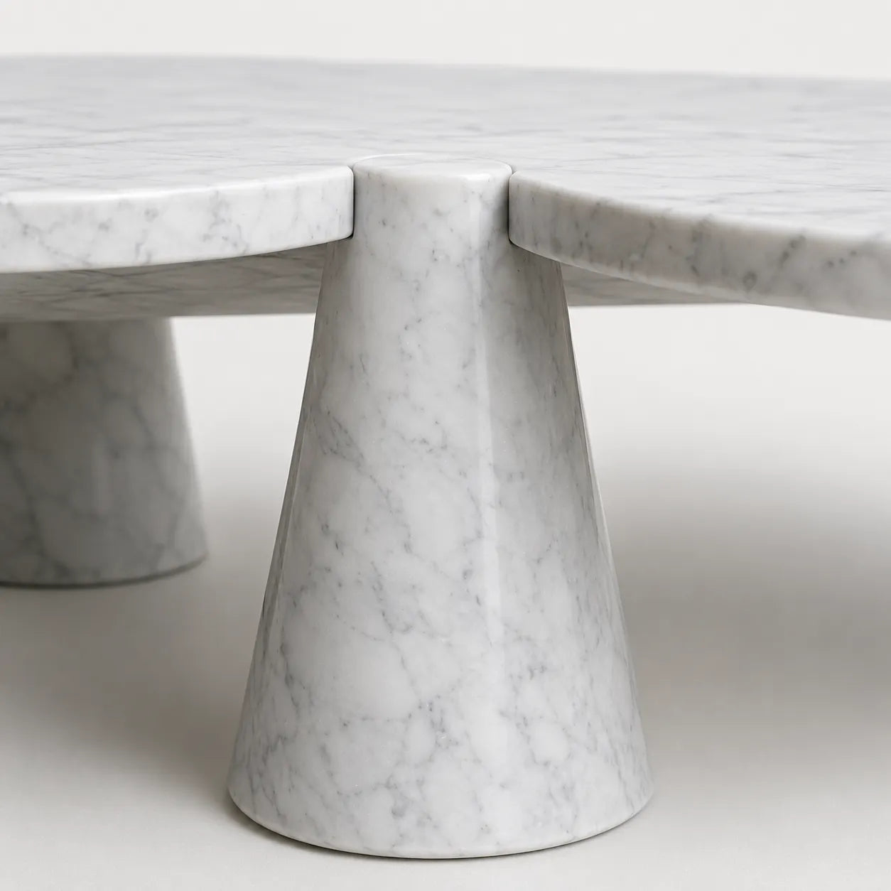 Carrara Marble Clover Coffee Table