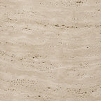 Sculptural Travertine Side Table