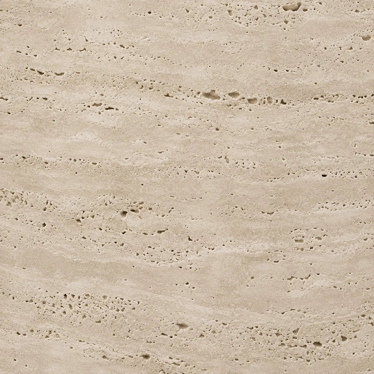 Sculptural Travertine Side Table