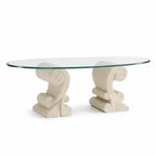 Sculptural Glass Coffee Table