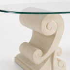 Sculptural Glass Coffee Table