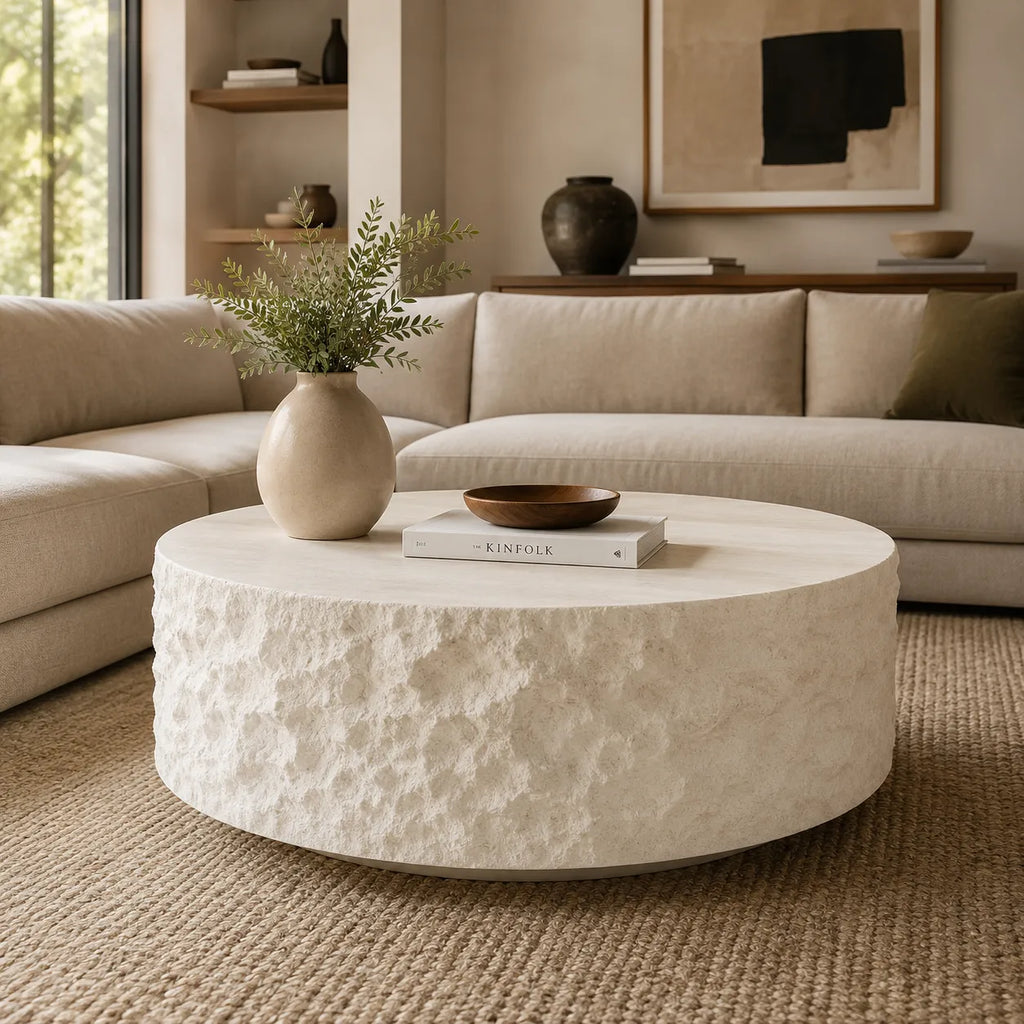 Organic Sculptural Stone Coffee Table