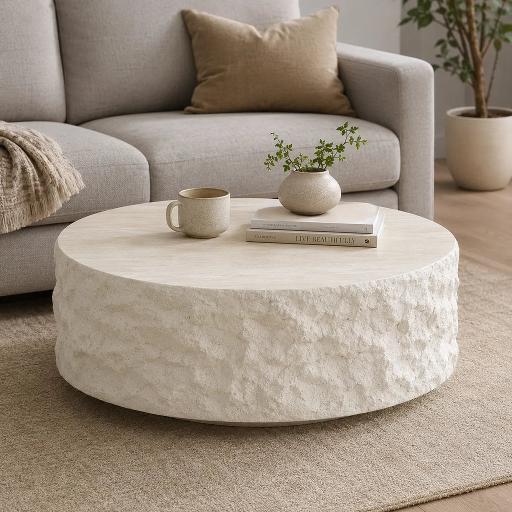 Organic Sculptural Stone Coffee Table