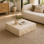 Organic Stone Block Coffee Table