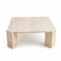 Square Travertine Coffee Table