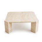 Square Travertine Coffee Table