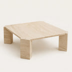 Square Travertine Coffee Table