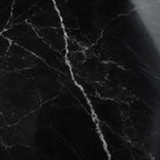 Black Marquina Marble Pedestal Sink