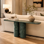 Indian Green Marble Console Table