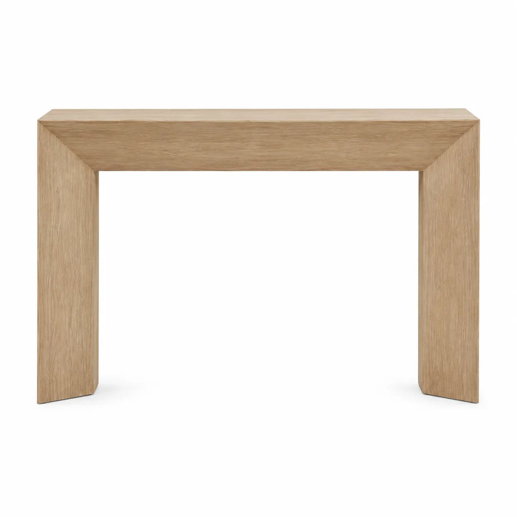 Travertine Console Table
