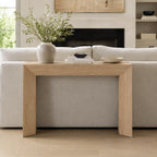 Travertine Console Table