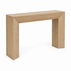 Travertine Console Table
