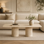 Travertine Dining Table