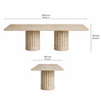 Travertine Dining Table