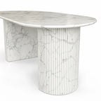 Statuario Marble Oval Dining Table