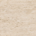 Beige Travertine Oval Dining Table